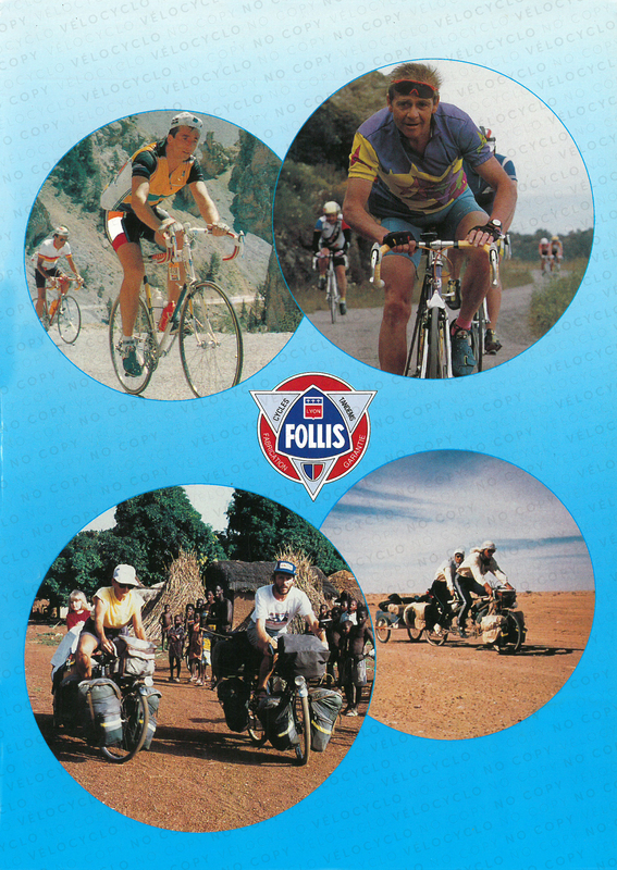 couv plaquette FOLLIS 1993 VELOCYCLO