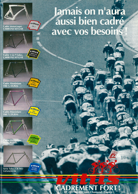PUB CADRES VITUS LE CYCLE 1990
