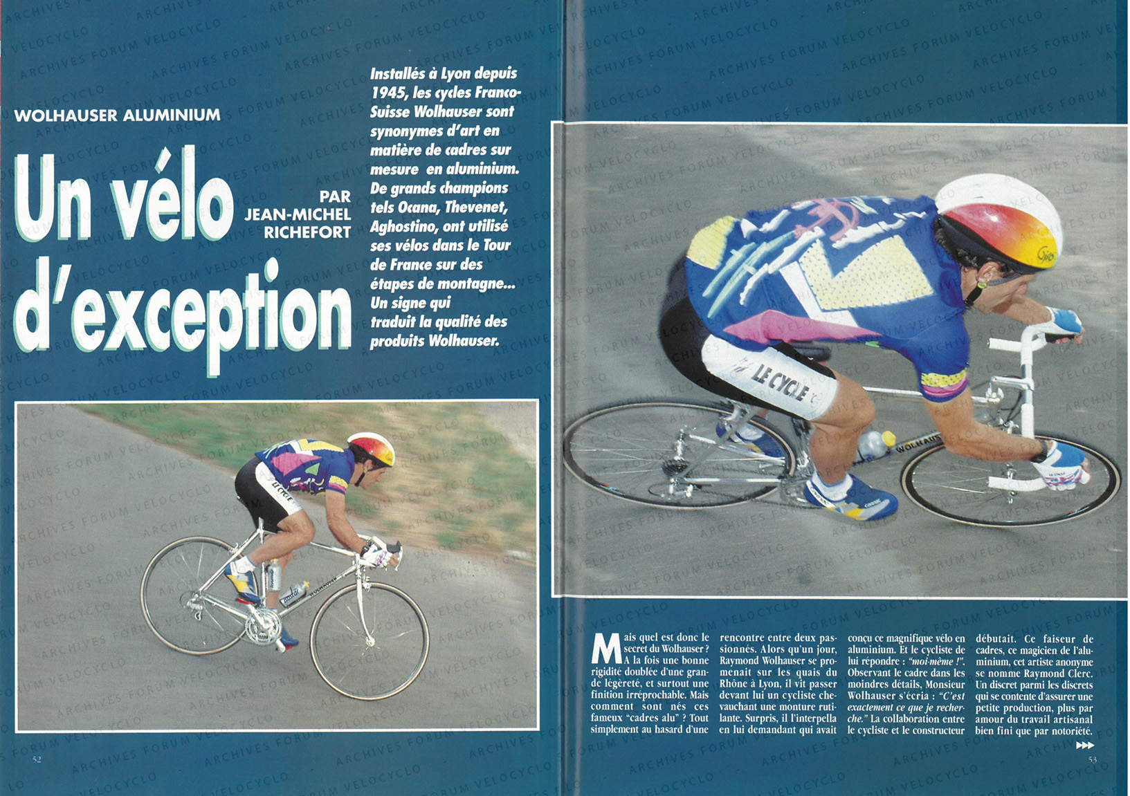 LE CYCLE 92 N194 VELOCYCLO CLERC WOLHAUSER INTRO