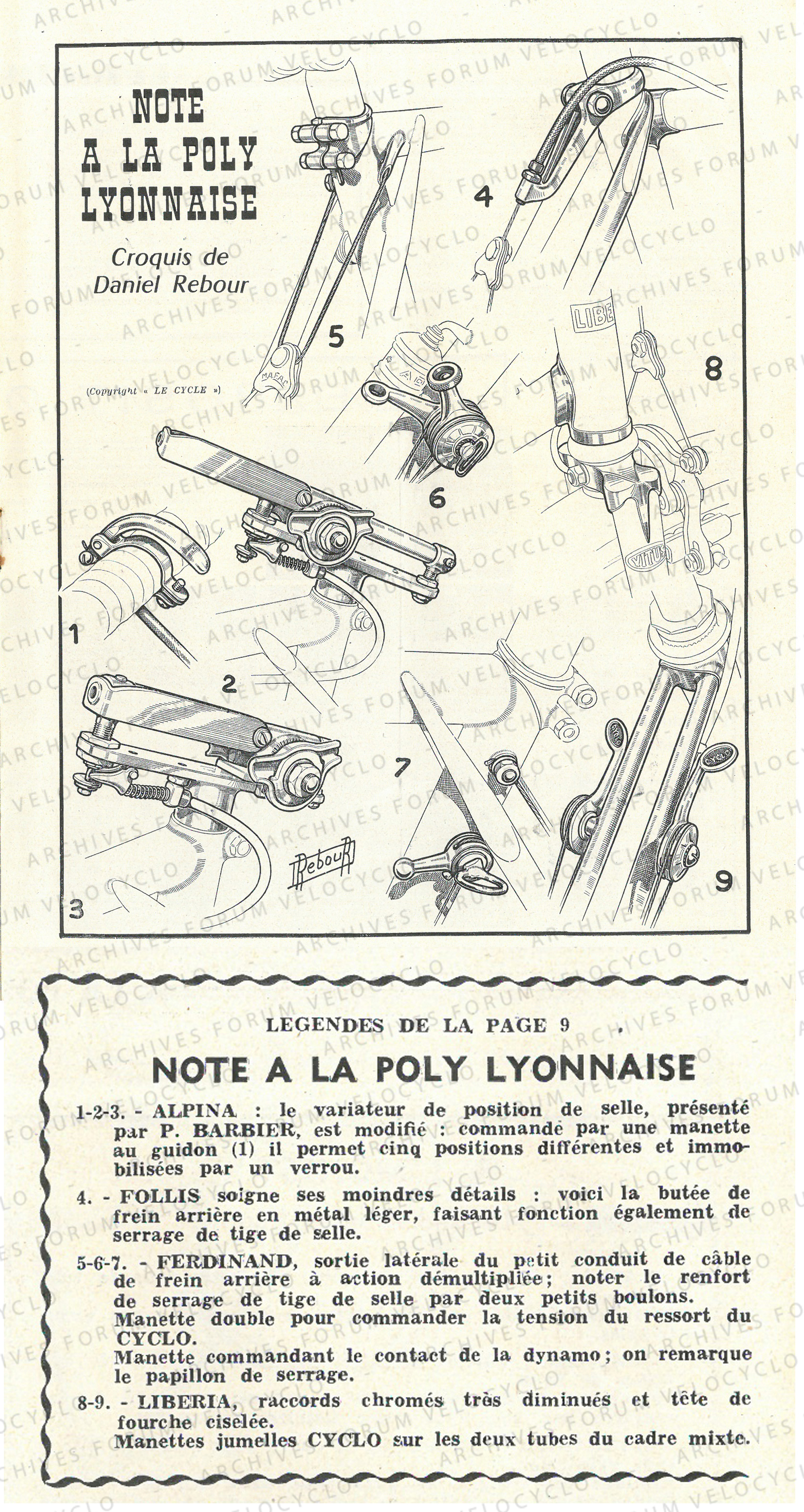 LE CYCLE SEPT.53 P8 9 FERDINAND VELOCYCLO copie