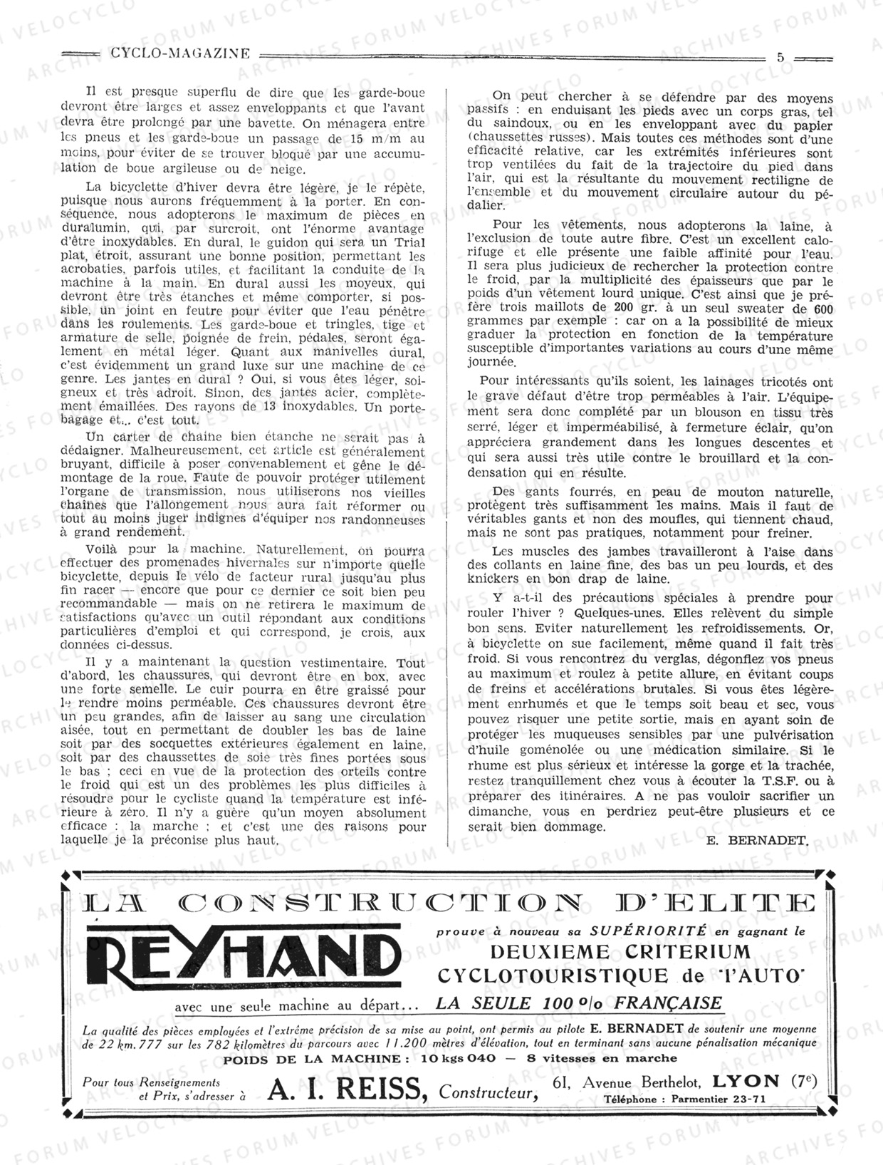 Cyclo magazine N 13 15 11 1936 P5