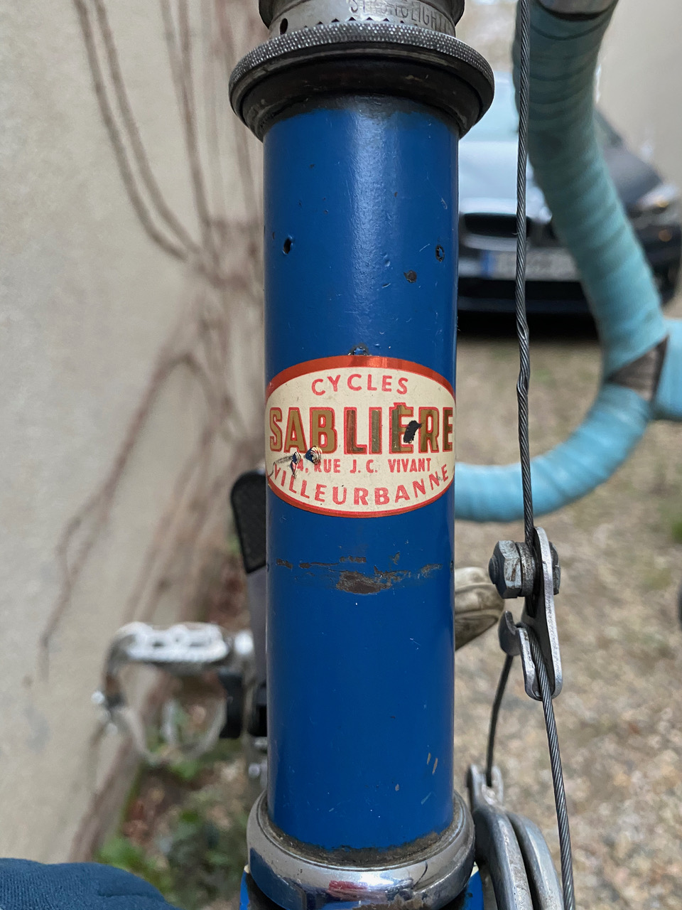 RANDONNEUSE SABLIERE ANNEES 50 VELOCYCLO 99