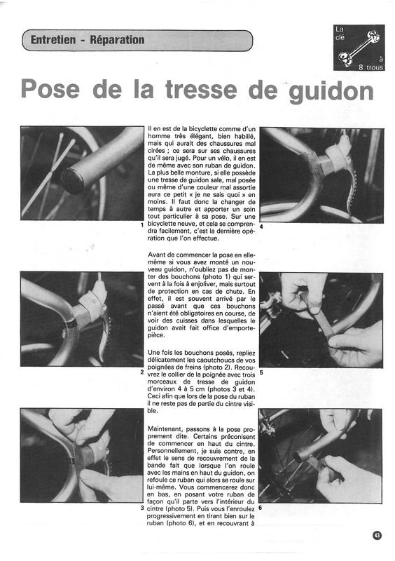 POSE TRESSE GUIDOLINE VELOCYCLO 2