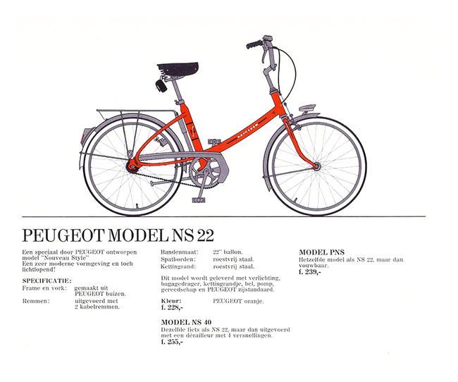 1972 PEUGEOT NS22 VELOCYCLO