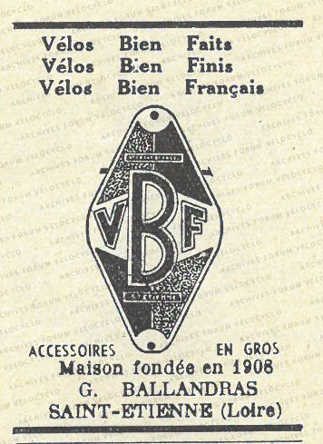 PUB VBF 1948 le cycle