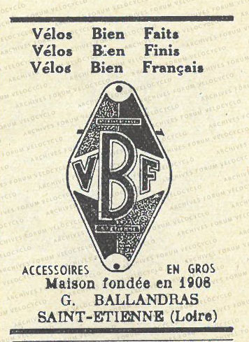 PUB VBF 1948 le cycle
